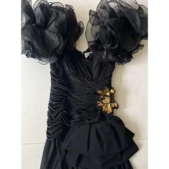 Vintage Lillie Rubin Gown 8 Black Gold Flower Big Bow Formal Prom Wedding is available for purchase on au PAY Market - Imported Goods Online Store Co.Ltd. | au PAY Market - Vintage Lillie Rubin Gown 8 Black Gold Flower Big Bow Formal Prom Wedding is available for purchase on au PAY Market - Imported Goods Online Store Co.Ltd. | au PAY Market -